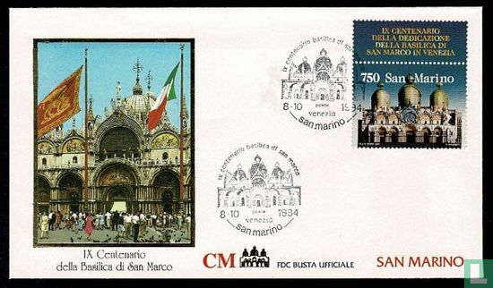 900 years Basilica of San Marco 