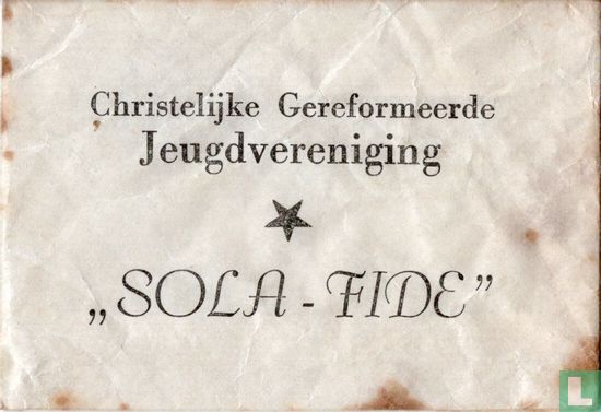Christelijke Gereformeerde Jeugdvereniging "Sola Fide" - Image 1