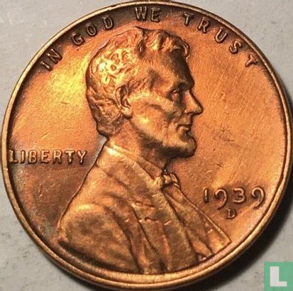 Vereinigte Staaten 1 Cent 1939 (D) - Bild 1