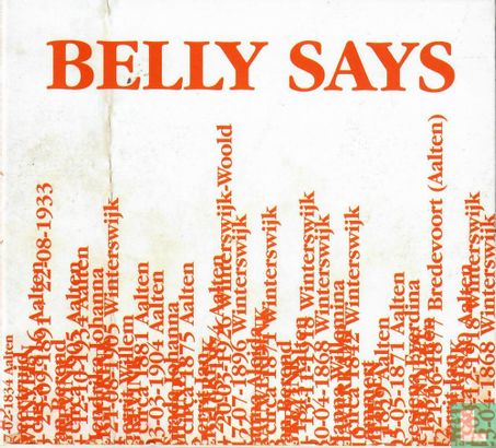 Belly Says - Afbeelding 1