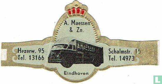 A. Maessen & Zn. Eindhoven - Hezerw. 95 Tel. 13166 - Schamstr. 15 Tel. 14973 - Image 1