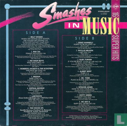 Smashes in Music - 16 Super Hits - Image 2