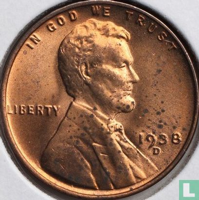 Vereinigte Staaten 1 Cent 1938 (D) - Bild 1