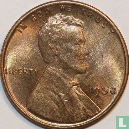 Vereinigte Staaten 1 Cent 1938 (ohne Buchstabe) - Bild 1