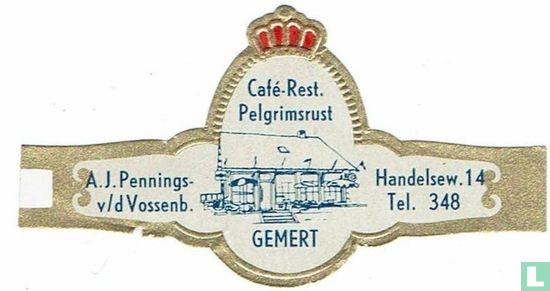 Café Rest. Pelgrimsrust GEMERT - A.J. Pennings-v/d Vossenb. - Handelsew. 14 Tel. 348 - Bild 1