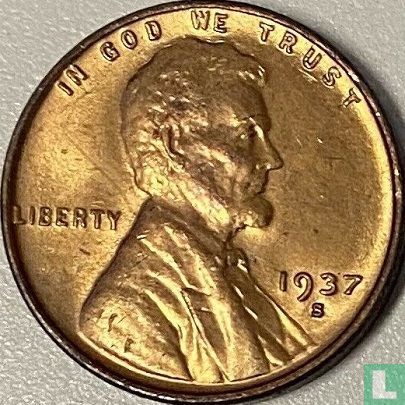 Verenigde Staten 1 cent 1937 (S) - Afbeelding 1