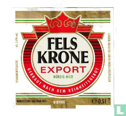 Fels Krone Export - Afbeelding 1