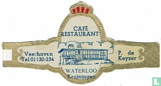 Café Restaurant WATERLOO Kruiningen - Veerhaven Tel. 01130-254 - P. de Keyzer - Afbeelding 1