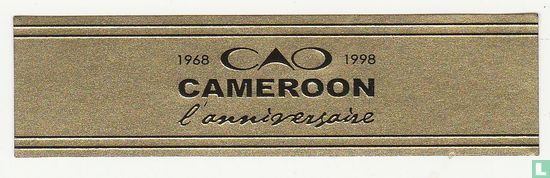 1868 CAO 1998 Cameroon l'anniversaire - Afbeelding 1