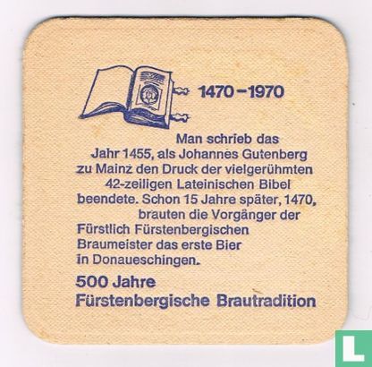 500 Jahre Fürstenbergische Brautradition - Man schrieb das Jahr 1455, ...  - Afbeelding 1