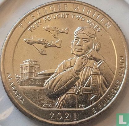 Verenigde Staten ¼ dollar 2021 (P) "Tuskegee Airmen National Historic Site" - Afbeelding 1