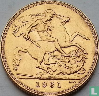 Australie 1 sovereign 1931 (M) - Image 1