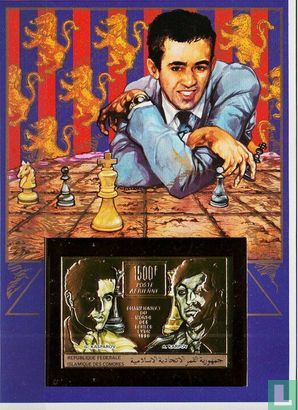 Schachmeisterschaft Kasparov gegen Karpov
