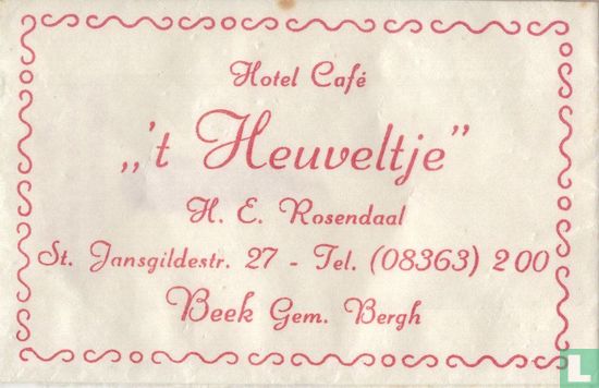 Hotel Café " 't Heuveltje" - Image 1