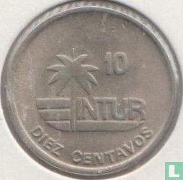 Kuba 10 convertible Centavo 1989 (INTUR - Kupfer-Nickel - 4 g) - Bild 2
