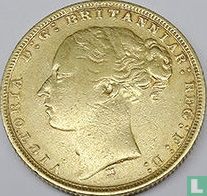 Australia 1 sovereign 1879 (St. George - M) - Image 2
