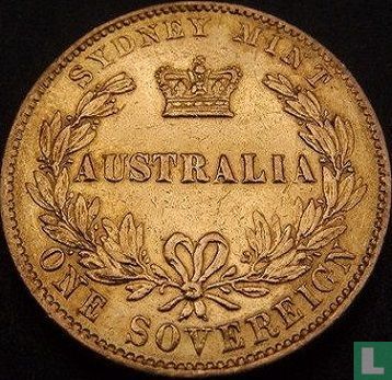 Australië 1 sovereign 1870 - Afbeelding 2
