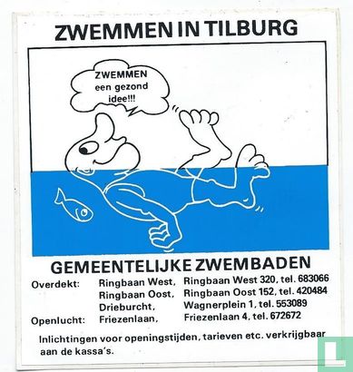 Zwemmen in Tilburg Zwemmen een gezond idee!!! 