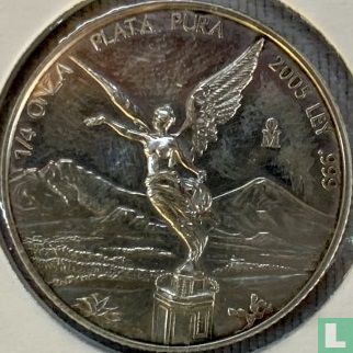 Mexico ¼ onza plata 2005 - Image 1