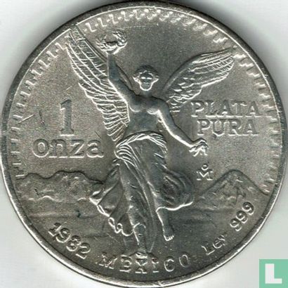 Mexico 1 onza plata 1982 - Image 1