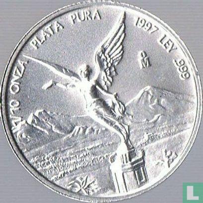 Mexico 1/10 onza plata 1997 - Image 1