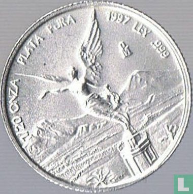 Mexique 1/20 onza plata 1997 - Image 1