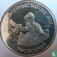 Alderney 2 pounds 1997 (PROOF) "Puffins" - Afbeelding 1