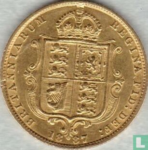 Vereinigtes Königreich ½ Sovereign 1887 - Bild 1