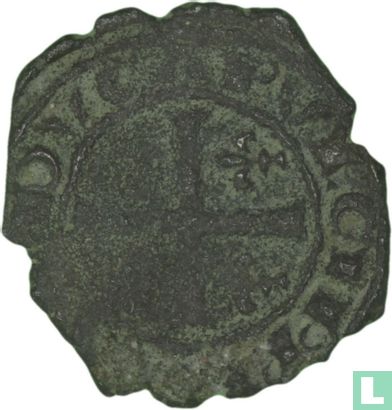 Sicile  1 denaro (Charles I d'Anjou) 1266 - 1285 (Spahr 35) - Image 2