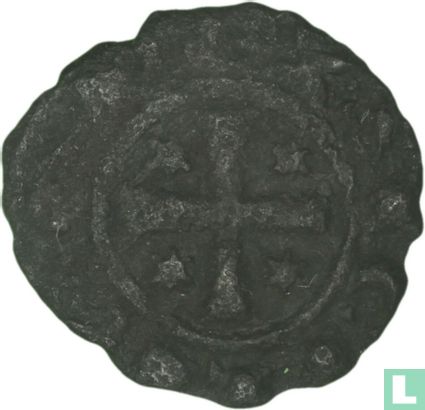Messine, Sicile 1 denaro (Manfred) 1258-1266 - Brindisi - Image 2