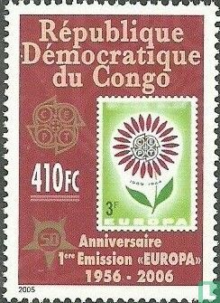 50 ans de timbres européennes  