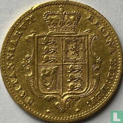 Verenigd Koninkrijk ½ sovereign 1859 - Afbeelding 2