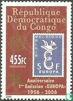50 ans de timbres européennes 