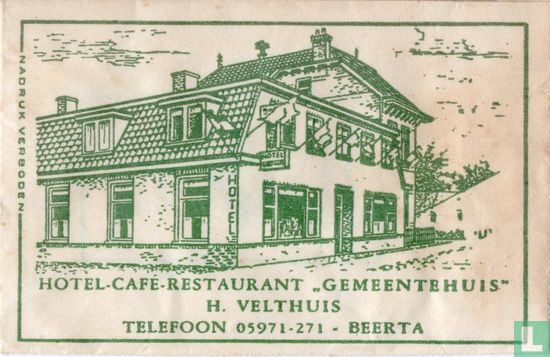 Hotel Café Restaurant "Gemeentehuis" - Afbeelding 1