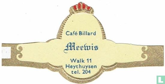 Café Billard Meewis Walk 11 Heythuysen tel. 204 - Image 1