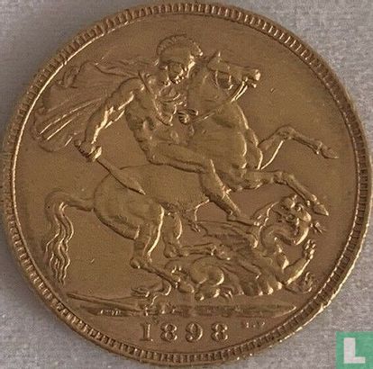 United Kingdom 1 sovereign 1898 - Image 1