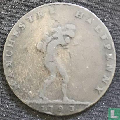 Manchester halfpenny - Image 1