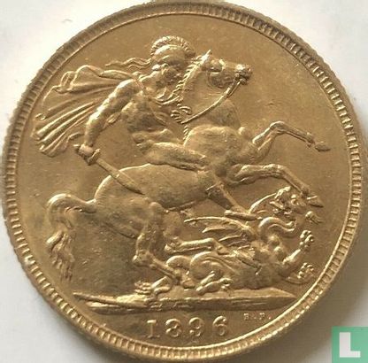 Royaume-Uni 1 sovereign 1896 - Image 1