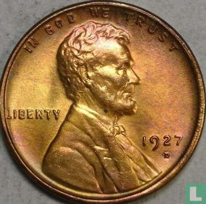 Vereinigte Staaten 1 Cent 1927 (D) - Bild 1