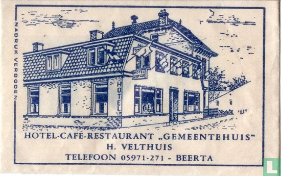 Hotel Café Restaurant "Gemeentehuis" - Afbeelding 1