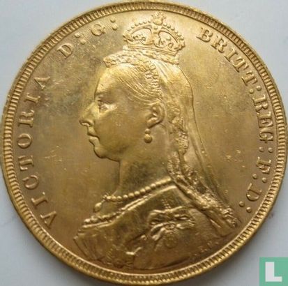 Verenigd Koninkrijk 1 sovereign 1890 - Afbeelding 2