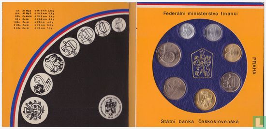 Czechoslovakia mint set 1989 - Image 2