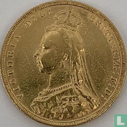 Royaume-Uni 1 sovereign 1888 - Image 2