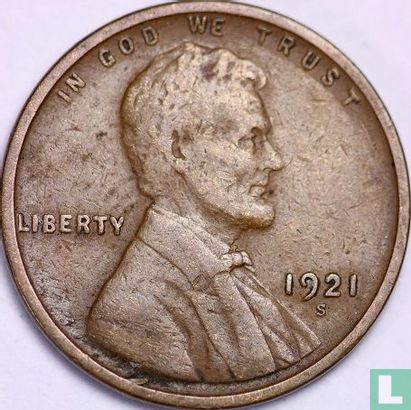 Vereinigte Staaten 1 Cent 1921 (S) - Bild 1