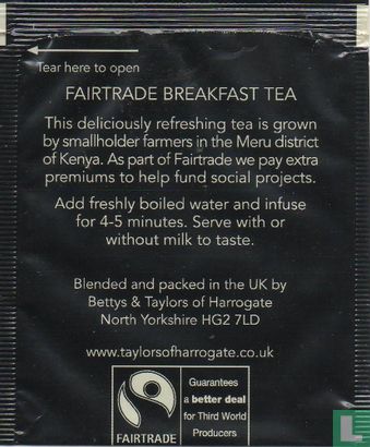 Fairtrade Breakfast Tea - Image 2