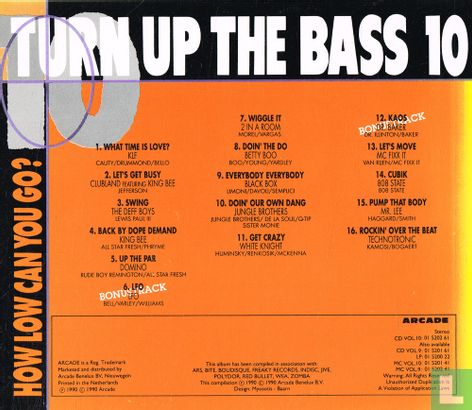 Turn up the Bass Volume 10 - Image 2