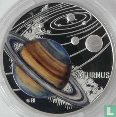 Niue 1 dollar 2021 (PROOF) "Solar system - Saturn" - Image 2