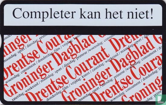 Drentse Courant / Groninger Dagblad - Afbeelding 1