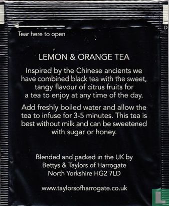 Lemon & Orange Tea   - Afbeelding 2