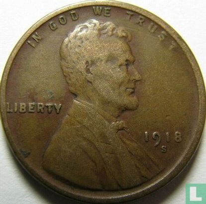 United States 1 cent 1918 (S) - Image 1